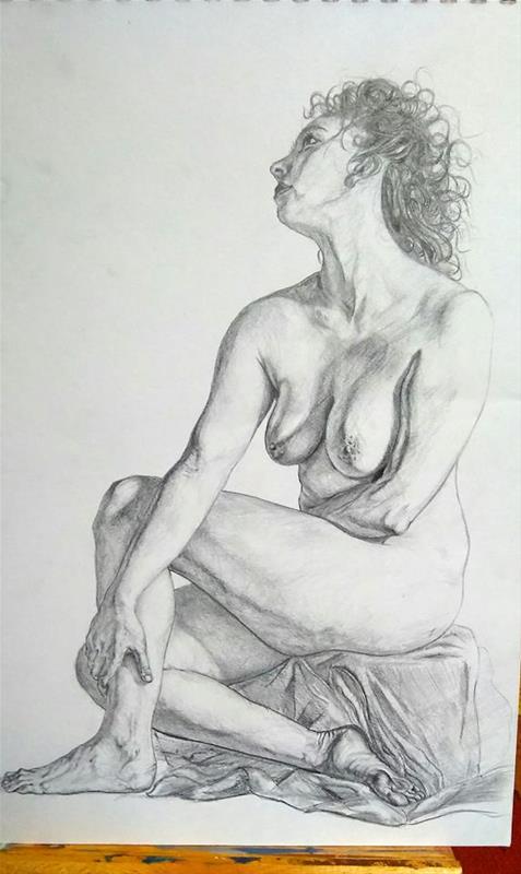 Sample artwork created using our figure drawing reference photos